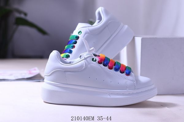 Alexander McQueen sole sneakers 2020新款 高奢品牌亞歷山大·麥昆增高厚底男女生休閒運動小白鞋