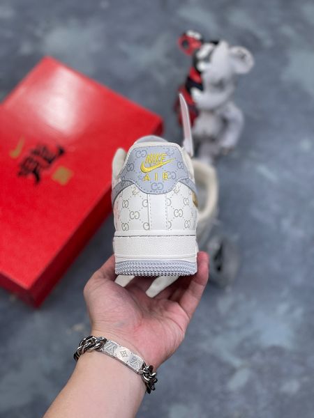 Nike Air Force 1 '07 Low Gucci聯名創作 中國年限定-灰龍2024全新男女款板鞋