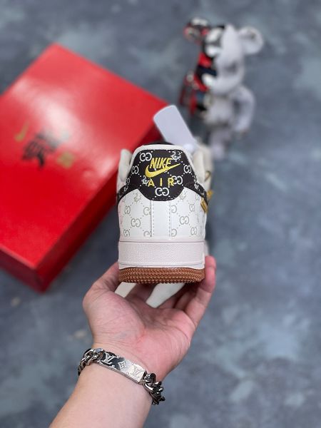 Nike Air Force 1 '07 Low Gucci聯名創作 中國年限定-黑龍 2024全新男女款休閒鞋