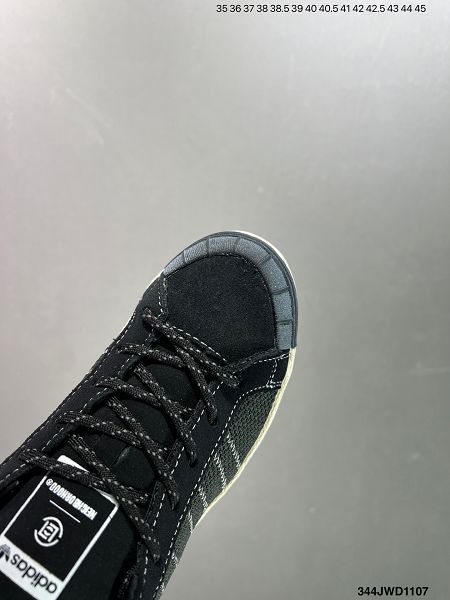 NBHD CLOT ADIDAS SUPERSTAR BY EDISON 2023全新男女款陳冠希黑呼吸板鞋