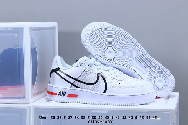 Nike Air Force 1 React 2020新款 緩震科技男女生板鞋