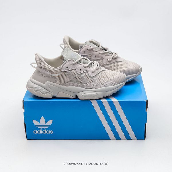 adidas OZWEEGO 水管復古老爹鞋出眾皮革拼接鞋面2023全新男女款