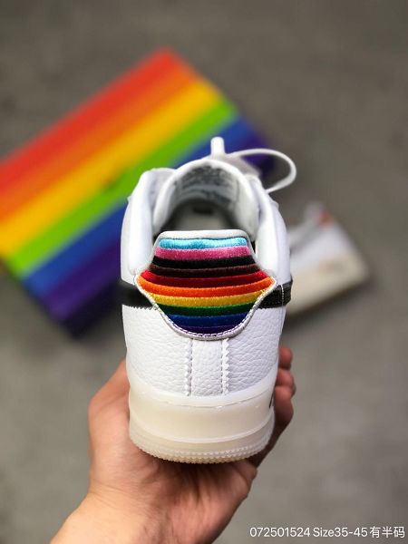 Nike Air Force 1 Betrue 2020新款 空軍一號彩虹情侶款休閒板鞋