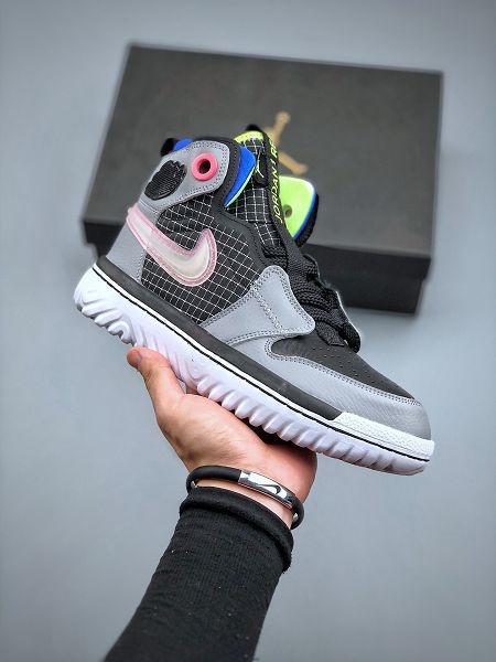 Air Jordan 1 High React 2022新款 機能風格緩震男女款籃球鞋