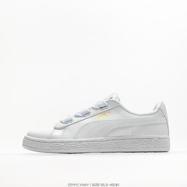 PUMA SUEDE CLASSIC 2022新款 絲綢綁帶蝴蝶結女神板鞋