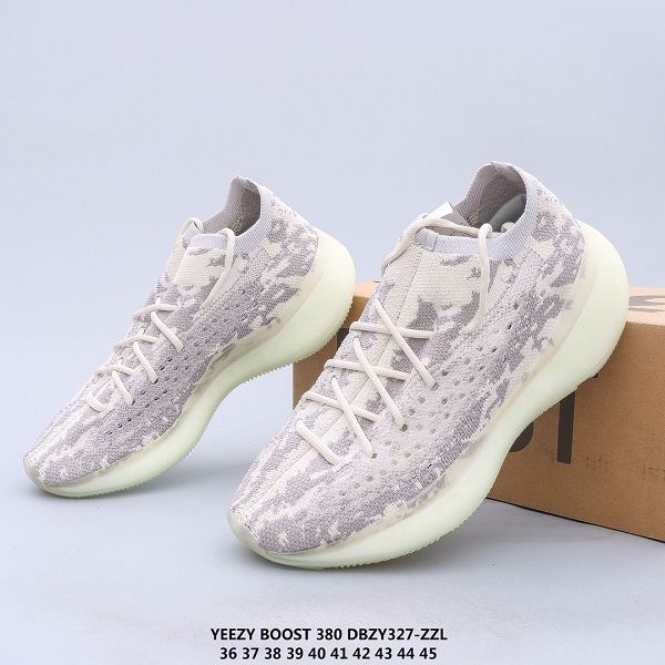 Adidas Yeezy Boost 380 2021新款 椰子情侶款復古老爹慢跑鞋