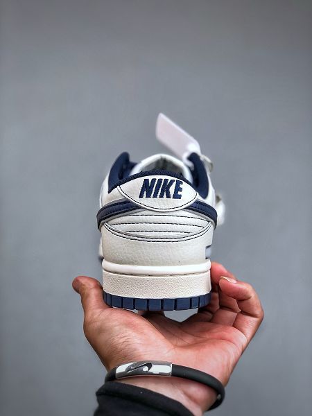 Nike SB Dunk Low UN聯名-米藍勾 周年高端定製 2024最新情侶款低幫休閒板鞋