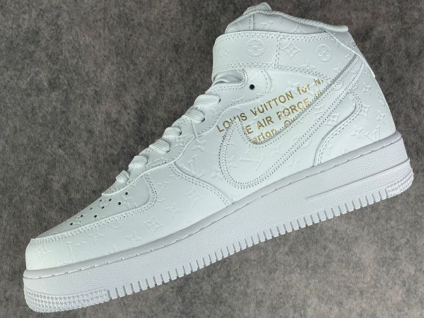 Nike Air Force 1 2022新款 空軍一號LV聯名男女款全掌內置蜂窩氣墊板鞋