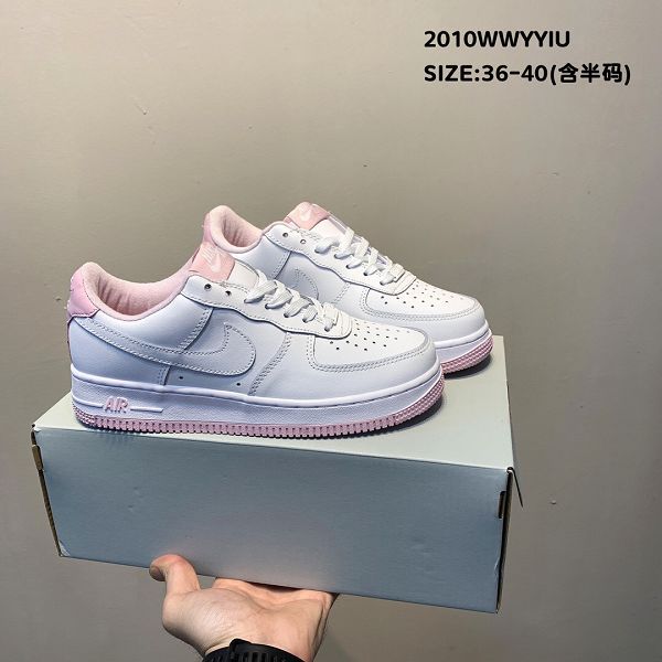 Nike Wmns Air Force 1 GS 2020新款 空軍一號經典低幫女生休閒板鞋 帶半碼