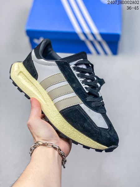 Adidas Originals Retropy Boost E5 復古賽車原型一代系列 2024新款男女生爆米花緩震休閒運動慢跑鞋