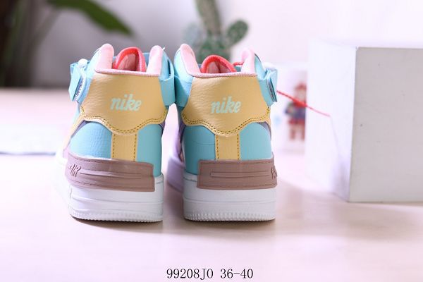 Nike Air Force 1 Low SHADOW 2020新款 馬卡龍女生高幫休閒板鞋