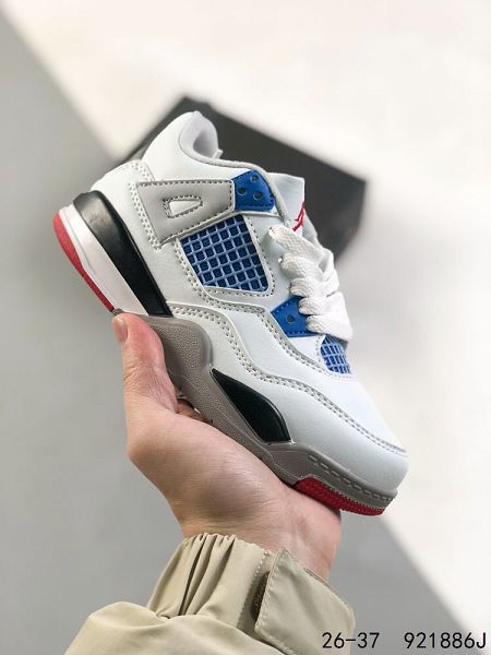 Nike Air Jordan 4 Monsoon Blue 中幫運動籃球鞋 2024全新童鞋