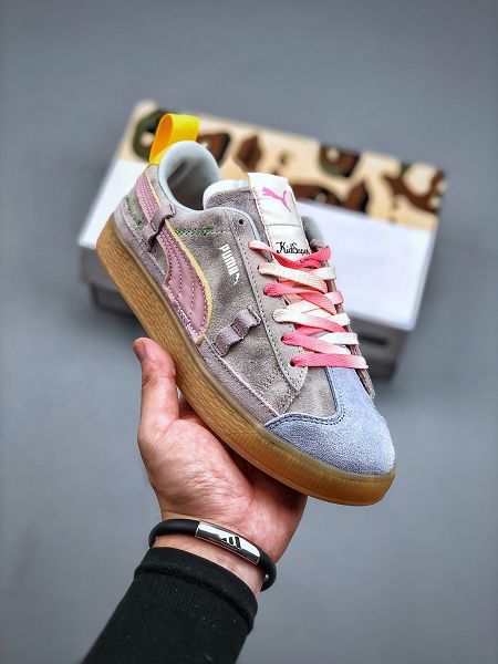 Puma Kidsuper Suede VTG 2021新款 男女款反毛皮拼接休閒運動板鞋