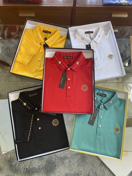 versace polo衫 2021新款 凡賽斯翻領短袖polo衫 MG0319款