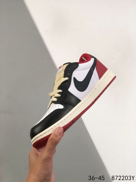 Travis Scott x Air Jordan 1 YY Retro High OG 2021新款 三方聯名倒勾男女款運動籃球鞋