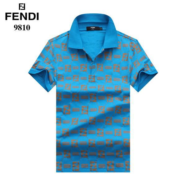 fendi polo衫 2021新款 芬迪翻領短袖polo衫 MG9810款