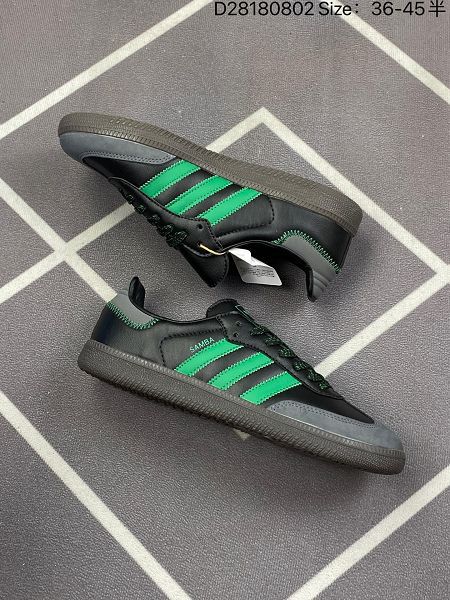 Adidas Originals Samba OG 2024新款男女生低幫休閒運動板鞋