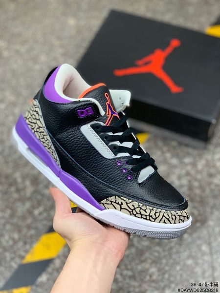 Nike Air Jordan 3 Retro 2021新款 喬丹3代中幫男女款復古運動文化籃球鞋