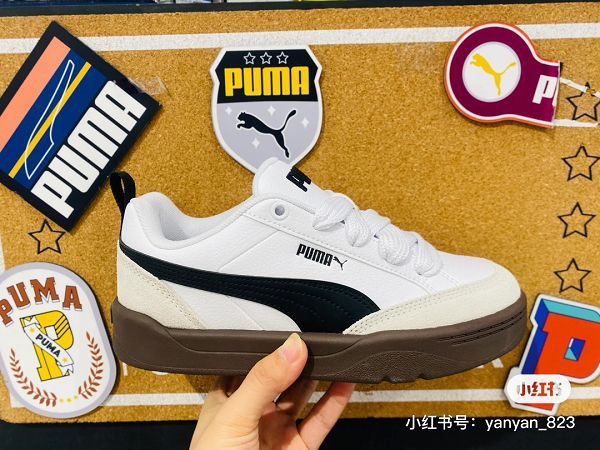 PUMA PARK LIFESTYLE OG 聯名麵包鞋 男女同款復古休閒板鞋