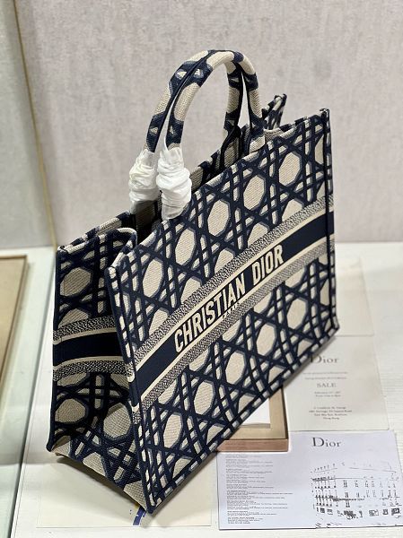 Dior包包 迪奧2023新款手提包 DS1286大號book tote 購物袋單肩包