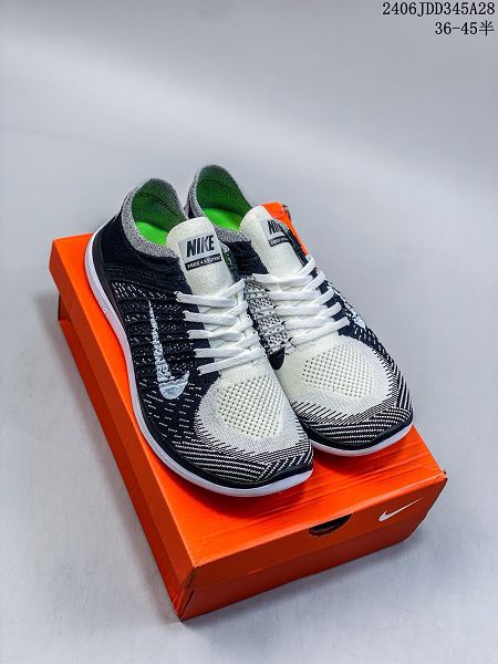 Nike FREE 4.0RN跑步訓練夏季透氣輕便緩震運動鞋 2024新款男女鞋