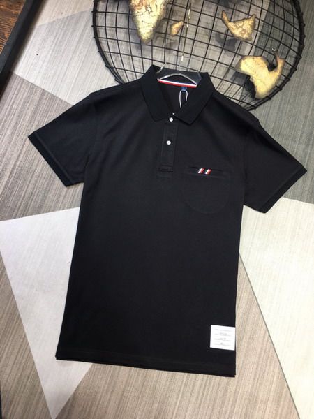 thom browne polo衫 2021新款 湯姆·布朗TB高品質翻領短袖polo衫 MG0519款