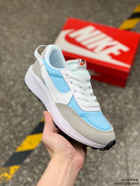 Fragment design x Sacai x Nike LDV Waffle Daybreak 2022新款 華夫變形男女款慢跑鞋