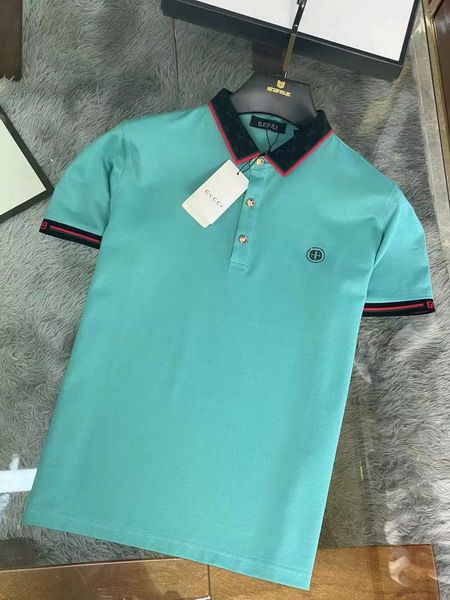 gucci polo衫 2021新款 古馳翻領短袖polo衫 MG0323款