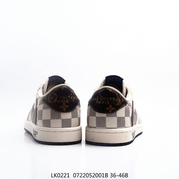 Air Jordan 1 x Louis Vuitton x travis scott 2022新款 三方聯名款男女款籃球鞋