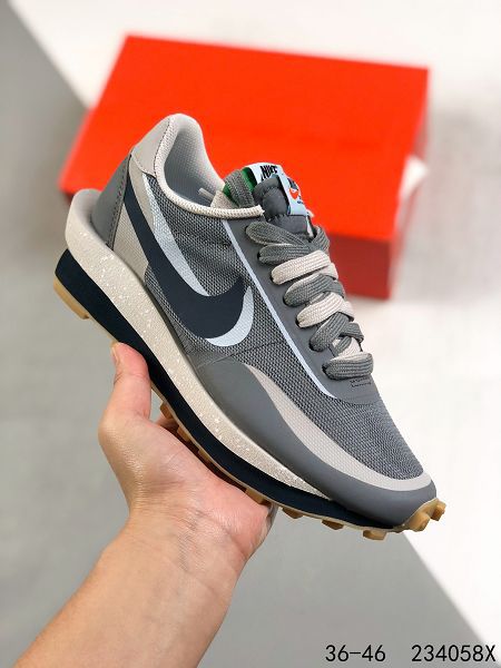 Fragment Design x Sacai x LDWaffle 2021新款nike聯名解構重疊設計