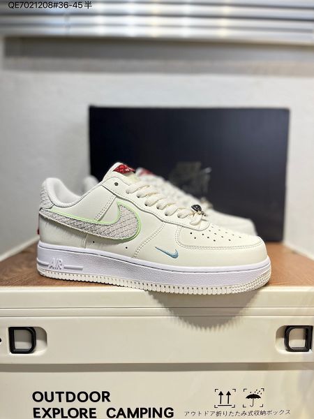 Nike Air Force 1 Low 米黃色 2024全新男女款低幫運動休閒板鞋