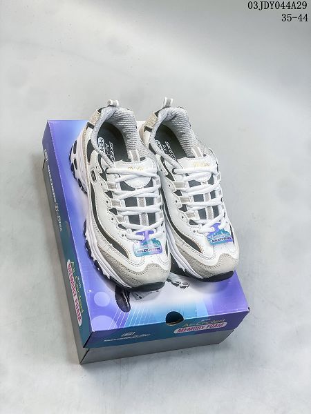 Skechers Dlites 1.0精英一代系列 2024男女生舒適熊貓老爹風厚底休閒運動復古跑鞋