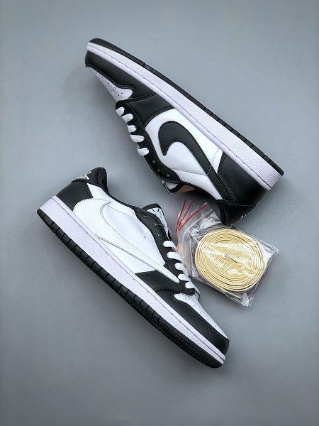 Nike Air Jordan 1 Low OG SPWhiteBlackDark Grey 經典低幫文化百搭休閒運動籃球鞋 2024男女生TS聯名閃電白黑深灰倒鉤