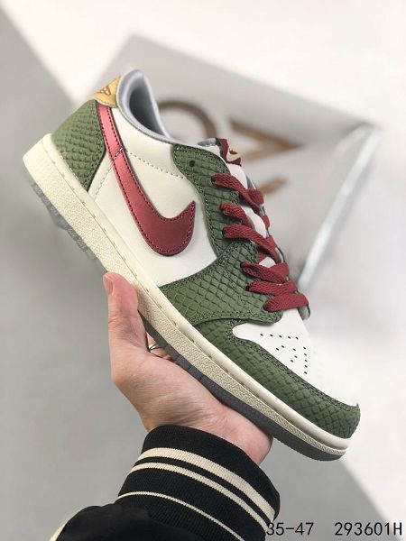 Nike Air Jordan 1 Low OG Year Of The Dragon 龍年白綠金酒紅 男女款低幫復古文化休閒籃球鞋