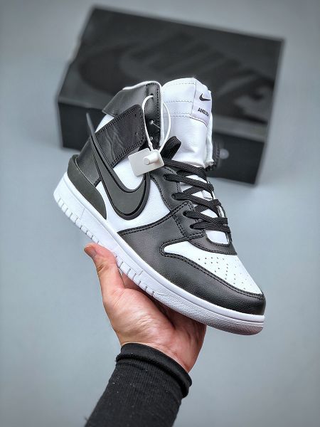 AMBUSH x Nike Dunk High 皮革熒光大鈎 扣籃系列 2023最新男女款高幫休閒運動板鞋