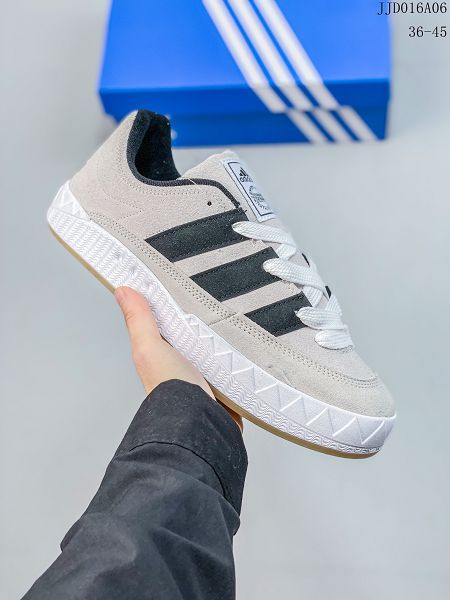 Atmos x Adidas Adimatic Low 2023新款 馬蒂奇系列復古鯊魚麵包男女款滑板鞋