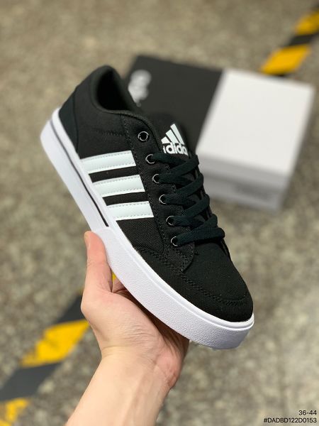 Adidas NEO GVP CANVAS STR 2022新款 男女款校園風帆布低幫校園板鞋