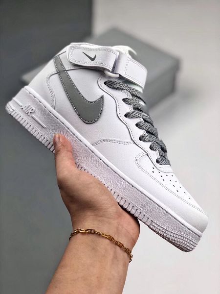 Nike Air Force 1 Static Refective 2021新款 滿天星空軍一號高幫男女生板鞋 帶半碼