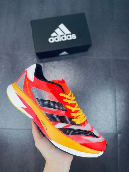 Adidas SOLAR BOOST 3M 2022新款 網紗透氣超輕男款長跑運動鞋