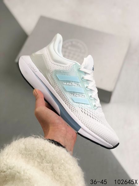 Adidas EQ21 Run 2022新款 男女款全新緩震休閑運動跑步鞋