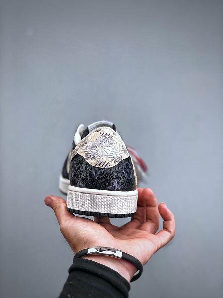 Air Jordan 1 Reteo high og sp TS 藤原浩 閃電 鬼臉三方聯名2024新款男女生倒鉤休閒鞋