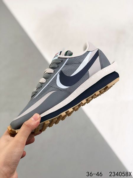 Fragment Design x Sacai x LDWaffle 2021新款nike聯名解構重疊設計