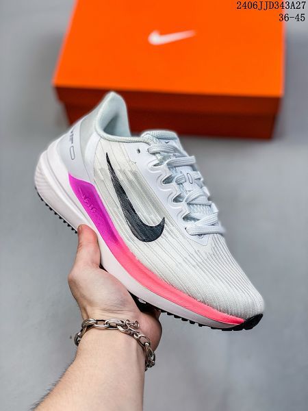 Nike Air Zoom Winflo 9登月系列針織面透氣訓跑練步鞋 2024新款男女鞋 多色可選