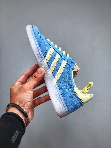 Adidas HANDBALL SPEZIAL 2024男女款三葉草學院風復古休閒板鞋 橡膠底柔軟皮革板鞋 