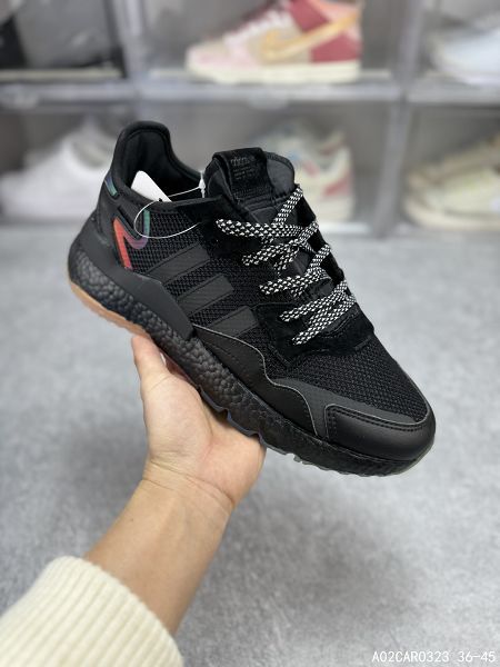 Adidas Nite Jogger Boost 全新升級 三葉草 聯名夜行者情侶款休閒跑鞋