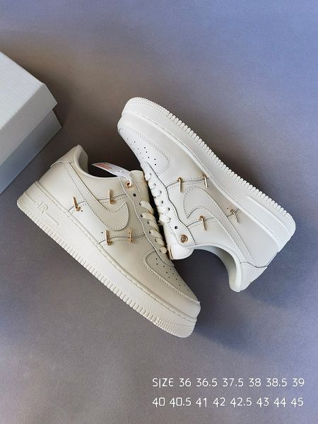 Air Force 1 Low 』07 All white聯名小金勾 全白色2024全新男女款板鞋