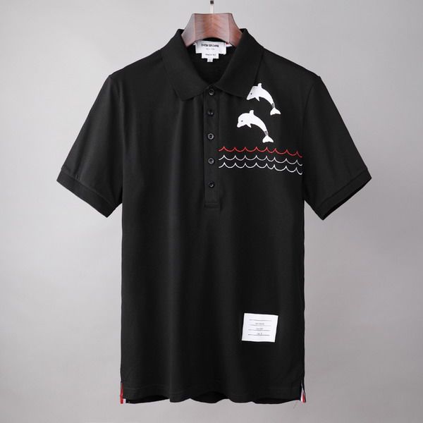 thom browne polo衫 2021新款 湯姆·布朗翻領短袖polo衫 MG0320款