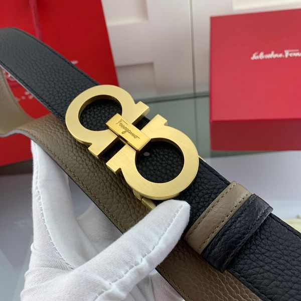 salvatore ferragamo皮帶 菲拉格慕2020新款　HF202003牛皮荔枝紋時尚腰帶