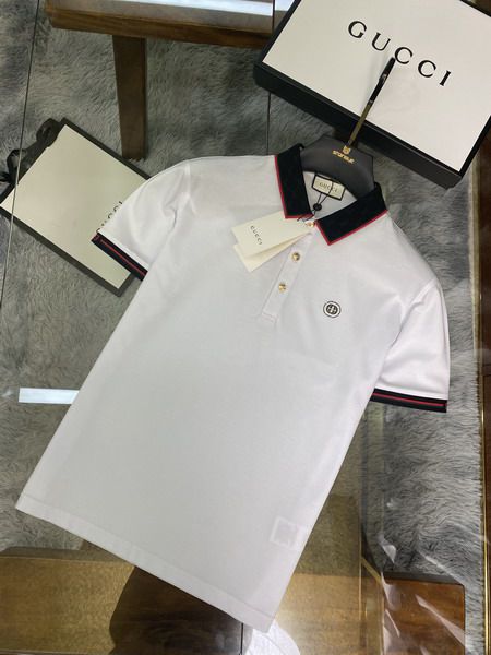 gucci polo衫 2021新款 古馳翻領短袖polo衫 MG0323款