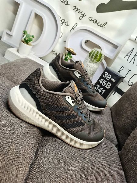 Adidas RUNFALCON 3.0隨心暢跑舒適網面跑步鞋 2024新款男女鞋